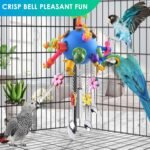 KATUMO Bird Toys, Parrot Pull Spoons Colorful Acrylic Stick Toys Bird Chew Toys for Amazon Parrot, African Grey, Conure, Caique, Quaker, Small Cockatoo, Mini Macaw, Eclectus and Similar Birds - Image 4