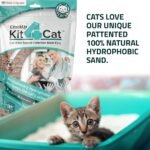 KIT4CAT 2lb Hydrophobic Cat Litter for Urine Sample Collection, Uniquely Made with Natural Sand - Keeps Liquid Clean and On Top | CheckUp on Your Cat's Wellness at Home (3 x 11oz Bags) - Image 3