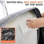 Dog Beds Large Sized Dogs, XL Orthopedic Dog Beds for Large Dogs 42"x30"x7.5", Waterproof Pet Bed with Washable Cover, L-Shaped Pet Couch with Portable Handle, Grey - Image 6