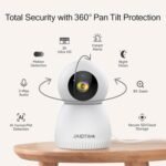 2K Baby Monitor with Phone App, 360° Pan-Tilt Indoor Camera for Home Security, AI Human/Pet Detection, Night Vision, 2-Way Audio, WiFi 2.4G/5G, SD/Cloud Storage, Compatible with Alexa - Image 3