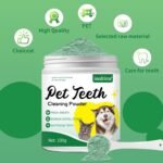 Dog Teeth Cleaning Powder, Natural Dental Powder for Dogs Teeth, Helps Reduce Bad Breath, Dog Oral Care for Plaque & Tartar, Easy to Use Daily Doggie Dental Supplement(100g) - Image 3