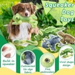 Stuffed Animal Dog Toys, 5 Pack Tough Squeaky Dog Toys, Plush Toys Assortment, Great Value Pet Toys Bundle, Woodland Series Chew Toys for Large Medium and Small Dogs Puppy Pet Toys - Image 3