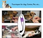 MESINURS Pet Tournequet - Quick Release First Aid for Dog Canine Cats Animal, 5 pcs (Purple) - Image 4