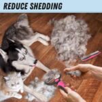 Pet Grooming Brush & Comb Combo, Cat & Dog Brush for Shedding & Dematting, Undercoat Rake for Long-haired Pets, Pink - Image 5
