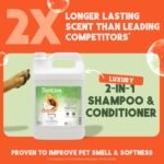 TropiClean 2-in-1 Dog Shampoo and Conditioner, Professional Dog Shampoo, Moisturizing Detangler, Puppy Safe, Made in USA, Papaya Scent, 1 Gallon - Image 3