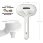 ​Cat Steam Brush for Shedding, 3 In 1 Steam Cat Brush Self Cleaning, Dog Brush for Long and Short Hair Dogs and Cats, Pet Grooming Comb Remove Tangled Loose Hair, Type-C Fast Charging (White) - Image 4