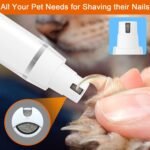 Dog Clippers Grooming Kit Hair Clipper-Low Noise Paw Trimmer- Rechargeable - Cordless Quiet Nail Grinder Shaver for Cats and Other Pets - Image 5
