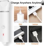 Dog Clippers Grooming Kit Hair Clipper-Low Noise Paw Trimmer- Rechargeable - Cordless Quiet Nail Grinder Shaver for Cats and Other Pets - Image 6