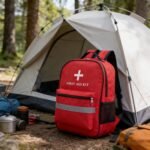 Pet First Aid Backpack Empty with Portable Bag for Pet First Aid Kits, Home Outdoor Travel Camping Emergency Supplies Storage (Red,White) - Image 7