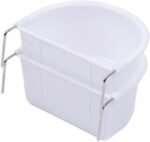 2Pcs Bird Feeding Dish Sturdy Hanging Feeding Bowl Easy to Install Bird Food Tray Bird Cage Accessories for Conures Lovebirds, 10.9cmx9.8cmx5.4cm, Optional - Image 2