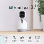 Blink Mini Pan-Tilt Camera (newest model), Rotating indoor plug-in smart security camera, two-way audio, HD video, motion detection, Works with Alexa (White) - Image 2