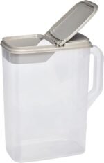 Buddeez Pet Food Storage Container - 8 Quart Capacity Bird Seed Container & Dog Food Storage, with Durable EZ Grip Handle and EZ Flip Lid with Pour Spout - Image 2