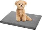 EMPSIGN Stylish Dog Bed Mat Dog Crate Pad Mattress Reversible (Cool & Warm), Water Proof Linings, Removable Machine Washable Cover, Firm Support Pet Crate Bed for Small to XX-Large Dogs, Grey - Image 2