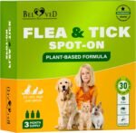 Flea and Tick Prevention for Small Dogs & Cats, Rabbits - Natural Flea Treatment & Pest Control - Topical Flea & Mosquito Repellent for Puppy and Kitten - All Pets - Image 2