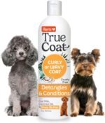 Hartz True Coat Curly or Wavy Coat Specific Dog Shampoo, Detangles & Conditions with Oat Milk, Coconut Oil & Shea Butter - Image 2