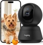 Hugolog 3K 5MP Indoor Pan/Tilt Security Camera with Auto-Focus,Ideal for Baby Monitor/Pet Camera/Home Security,Starlight Color Night Vision,Human/Pet AI,Two-Way Audio,US Cloud,Compatible with Alexa - Image 2