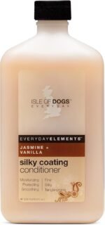 Isle of Dogs - Everyday Elements Silky Coating Conditioner For Dogs - Jasmine + Vanilla - Moisturizing Pet Conditioner With Aloe Leaf Juice For A Softer, Shinier Coat - 16.9 Oz, (711-16oz) - Image 2
