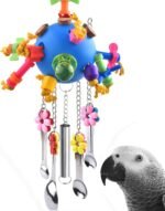 KATUMO Bird Toys, Parrot Pull Spoons Colorful Acrylic Stick Toys Bird Chew Toys for Amazon Parrot, African Grey, Conure, Caique, Quaker, Small Cockatoo, Mini Macaw, Eclectus and Similar Birds - Image 2