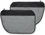 K&H Pet Products Car Door Protector for Dogs, 2 Pack Waterproof Interior Pet Car Door Protector from Dog Scratching, Stay Put Cover Design, Fits Most Vehicles, Washable - 27 x 19in Gray - Image 2