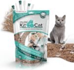 KIT4CAT 2lb Hydrophobic Cat Litter for Urine Sample Collection, Uniquely Made with Natural Sand - Keeps Liquid Clean and On Top | CheckUp on Your Cat's Wellness at Home (3 x 11oz Bags) - Image 2