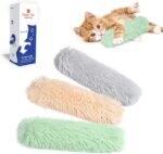 Potaroma Cat Toys Pillows, 3 Pack, Soft and Durable Crinkle Sound with Catnip Inside, Interactive Indoor Kitten Kicker, Promotes Kitty Exercise - Image 2