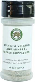 Sulcata Tortoise Calcium Powder - Herpetologist Formulated Calcium Powder for Reptiles with High Fiber - 30 Day Shaker Bottle Supply for Tortoise Lovers! - Image 2