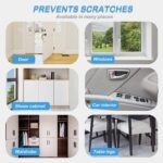 Cat Scratch Protector Self-Adhesive Single Side Furniture Protectors from Cats Scratch Cat Couch Scratch Protector Transparent - Image 5