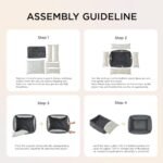 Bedsure ComfyFleece™ Cute Dog Bed for Small Medium Dogs - Washable Furry Puppy Beds, Rectangle Orthopedic Corduroy Fleece Pet Beds with Removable Zipper Cover, 25x21x7inches, Cream - Image 7