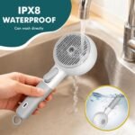 Dog Steam Brush with 2 Cleaning Modes, 3 In 1 Cat Steam Brush with Release Button and Tank, Anti-Static Cat Spray Comb for Effective Hair Removal, Rechargeable Steamy Dog Comb for Furry Pet - Image 4