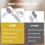 Dog Steam Brush with 2 Cleaning Modes, 3 In 1 Cat Steam Brush with Release Button and Tank, Anti-Static Cat Spray Comb for Effective Hair Removal, Rechargeable Steamy Dog Comb for Furry Pet - Image 8