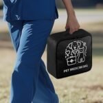 First Aid Kit Bag Pet Paw Cute Dog Print Empty Medic Bag for Pet Friendly Households and Outdoor Adventures Featuring Wear Resistant Material Breathable Construction Easy Access - Image 5