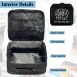 First Aid Kit Bag Pet Paw Cute Dog Print Empty Medic Bag for Pet Friendly Households and Outdoor Adventures Featuring Wear Resistant Material Breathable Construction Easy Access - Image 8