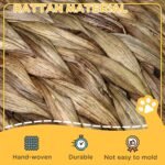 PawHut Handwoven Elevated Cat Bed with Soft Cushion & Egg Chair Shape, Basket Bed Kitty House with Stand, Raised Wicker House for Indoor Cats, 20" H, Gray - Image 5