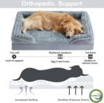 WNPETHOME Dog Beds for Large Sized Dogs, Washable Orthopedic Dog Couch Sofa Bed with Waterproof Lining & Non-Skid Bottom for Pet Sleeping - Image 4