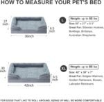 WNPETHOME Dog Beds for Large Sized Dogs, Washable Orthopedic Dog Couch Sofa Bed with Waterproof Lining & Non-Skid Bottom for Pet Sleeping - Image 7