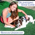 6 In 1 Premium Dog Brush Set - Dog Grooming Brushes - Ball Pin & Bristle Brush, Curved Blade Dematting Comb, Slicker Brush, Deshedding Edge Comb, Detangling Pet Comb - Image 7