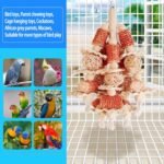 Bird Toys, Natural Corn Stick Parrot Toys Hanging in Bird Cages，for Small and Medium-Sized Macaws,African Grey,Cockatoos,Cockatiel,Sun Conure，Amazon Parrots - Image 4