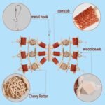 Bird Toys, Natural Corn Stick Parrot Toys Hanging in Bird Cages，for Small and Medium-Sized Macaws,African Grey,Cockatoos,Cockatiel,Sun Conure，Amazon Parrots - Image 5