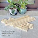 2 Layer Cat Hammock Bed for Indoor Cats, 17.0''×17.0'' Big Size Cat Hammock, Pine Wood Elevated Cat Bed, Good for All Seasons(Grey) - Image 6