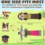 2 Pack No Stuffing Dog Squeaky Toys,Dog Chew with Crinkle and Squeaker,Cute Animal Plush to Keep Them Busy, Suitable for Large, Medium and Small Breeds (Donkey&Sloth - Image 4