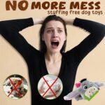 2 Pack No Stuffing Dog Squeaky Toys,Dog Chew with Crinkle and Squeaker,Cute Animal Plush to Keep Them Busy, Suitable for Large, Medium and Small Breeds (Donkey&Sloth - Image 5