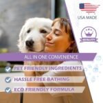 GreenFist Pet Shampoo Conditioner for Dogs & Cats Care Intense Cleaning Power Sooth Skin Made in USA (Lavender 1 Gallon) - Image 3