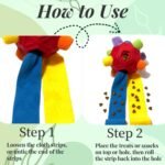 Snuffle Ball for Dog Toys Unbreakable Upgrade Ball Interactive Toy Foraging Snuffle Mat Puppy Treat Dispenser Slow Feeder Dog Puzzle Toys for Small, Medium, Large Pets (Red Rainbow) - Image 8