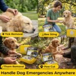 Dog First Aid Kit – Essential Items Pet Emergency Kit Accessories for Car, Travel, Hunting, Hiking & Camping Gear with Mini Pouch for Home, Office & Outdoor Adventures - 55 pcs - Image 4