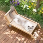 Avont Cat Scratcher Bed, Natural Sisal Scratching Pad Solid Wood Frame Cat Lounge Chair Couch for Indoor Cats -Extra Large - Image 8