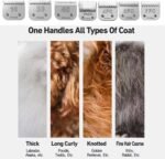 Audoc 3Pack 4FC Blades for Dog Grooming Blades Compatible with Andis,Oster A5,Wahl km10 Dog Clippers,Detachable Dog Clipper Blade for Dog Cat Horse Animal,Size-#4FC, 3/8-Inch Cut Length (9.5mm) - Image 4