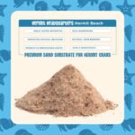Fluker's All Natural Premium Hermit Crab Sand Substrate, Sand Mixture with Coconut Fiber, For Hermit Crab Tanks, 12 lbs. - Image 3