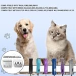 4pcs Dog Grooming Blades Compatible with Andis Dog Clippers,Detachable Ceramic Blade & Stainless Steel Blade (3FC+4FC+5FC+7FC) - Image 3