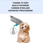 4pcs Dog Grooming Blades Compatible with Andis Dog Clippers,Detachable Ceramic Blade & Stainless Steel Blade (3FC+4FC+5FC+7FC) - Image 7