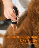 oneisall Dog Clippers and Paw Trimmer Kit 2 in 1 Low Noise Cordless Dog Clippers for Grooming Pet Hair Trimmers for Small and Large Dogs Cats Animals - Image 4